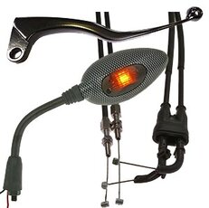 Páčky, lanká a zrkadlá pre Motocross a Pitbike