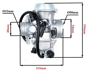 Karburátor Honda PD32J TRX250 TRX300 TRX350 TRX400 TRX450