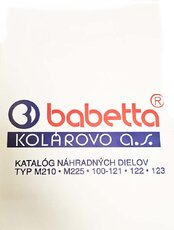 Katalóg Babetta  test 210 titulok