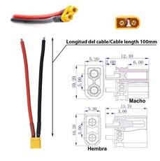 Konektor XT30 5x samec 5x samica