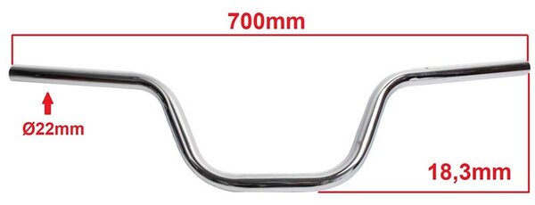 Riadidlá 70cm vysoké 18cm