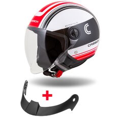 Prilba Handy Metropolis, CASSIDA (ČIERNA/BIELA/ČERVENÁ)