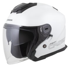 Prilba Jet Tech 2.0 Solid, CASSIDA (BIELA/ČIERNA/ŠEDÁ)