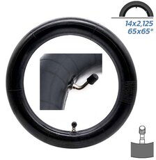 Duša 14x2,125 90°ventil 65x65 Duša 14x2,125 90°ventil 65x65