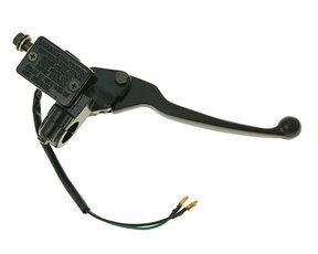 Brzdová pumpa pravá čierna - komplet