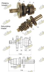 Prevodovka Lifan 110cc aj pre Jawa Betka50cc