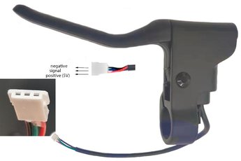 Páčka brzdová ľavá pre elektrokolobežky aj Xiaomi M365 a Pro