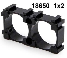 Držiak akumulátora 18650 dvojitý 10ks