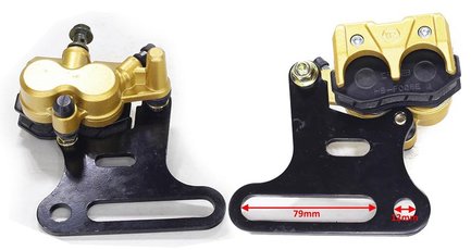 Brzdový strmeň zadný pre pitbike