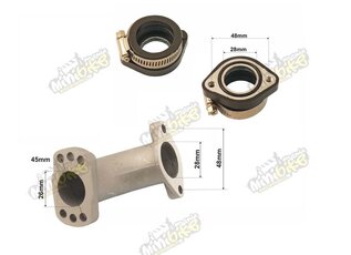 Príruba karburátora univerzálna nastaviteľná