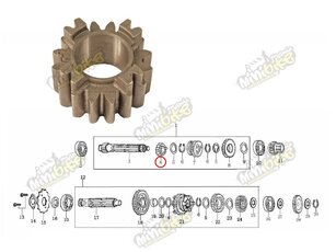 Ozubené koliesko 16z 2 prevodového stupňa na primárnom hriadeli