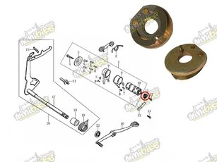 Podložka na uchytenie radiaceho bubna pre ZS W150 88004-G011-0000