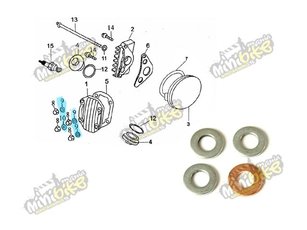 Podložky veka hlavy 7mm 4ks