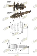 Prevodovka YX140 pre motory 1P56