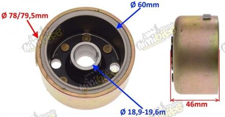 Rotor magneto pre Pitbike racing 60mm