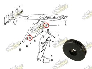 Gumená podložka rámu pre PisterPro LXR12-14 77222-X5-100