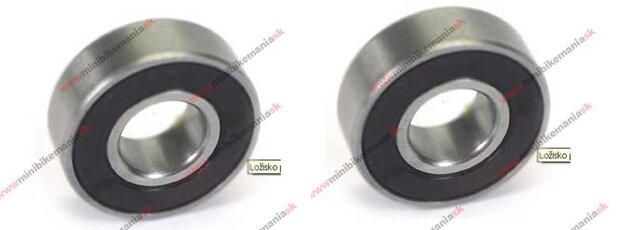 Ložiská do predného alebo zadného kolesa 6301 2RS/ 6201 2RS