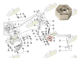 Nastavenie dorazu zadného brzdového pedálu pre PisterPro LXR12 46504-X5-100L-F