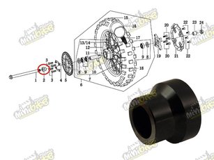 Vymedzovací valček zadného kolesa pre PisterPro LXR12-14