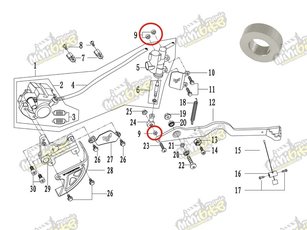 Vymedzovacie púzdro zadnej brzdy PisterPro LXR12-14 43121-X5-100L