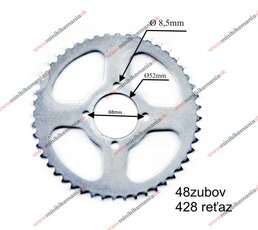 Rozeta 48z 428 reťaz pre x-moto XB33