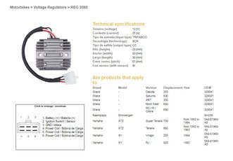 Regulátor univerzálny aj Honda XTZ Yamaha 6kontakt