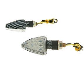 Smerovky Set M9 LED Karbón [Mini] krátke