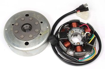 Stator a rotor cievka zapaľovacia pre motocykle AM6