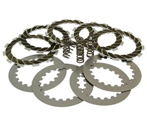 Spojkové lamely set zosilnené +20% pre Derbi EBE, EBS, D50B0 Spojkové lamely set zosilnené +20% pre Derbi EBE, EBS, D50B0