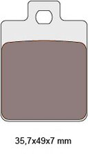 Brzdové obloženie Organické pre Gilera, Piaggio, Vespa SYM