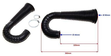 Koleno sania pre airbox GY6 125 GY14681