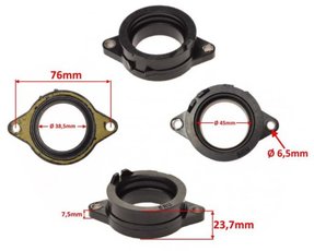 Príruba karburátora Yamaha Majesty400 YP400 05-14 CHY-73