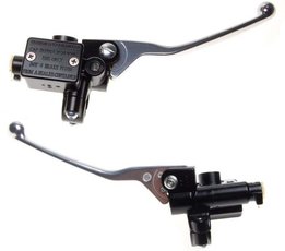 Brzdová pumpa pravá s držiakom spätného zrkadla M8 Piaggio FLY125