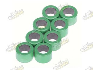 Valčeky 25x17 18,6g 8ks Piaggio 400cc Gilera Aprilia400cc