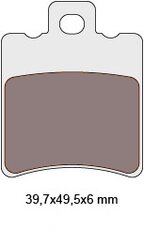 Brzdové obloženie organické pre Aprilia Malaguti MBK Piaggio Yamaha