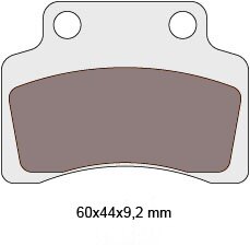 Brzdové obloženie pre Baotian, CPI, Keeway, Rex, Qingqi 101