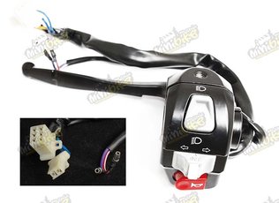 Prepínač ľavý s brzdovou páčkou verzia 6+2+2