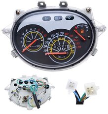 Tachometer s otáčkomerom pre skútre QT6