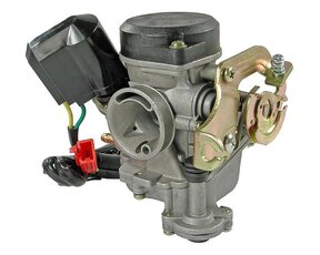 Karburátor pre skútre GY6 50ccm 4T 139QMB/QMA - plastový kryt Karburátor pre skútre GY6 50ccm 4T 139QMB/QMA - plastový kryt
