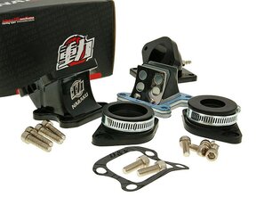 Príruba karburátora V.2 pre skútre Honda, Peugeot, Kymco stojatý