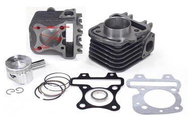 Valec pre skútre Piaggio 50cc 4T 2V na 70cc racing