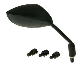 Zrkadlo Sport pravé BLACK [Ovál] - M8 / M10