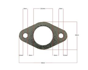 Tesnenie pod výfuk 26mm