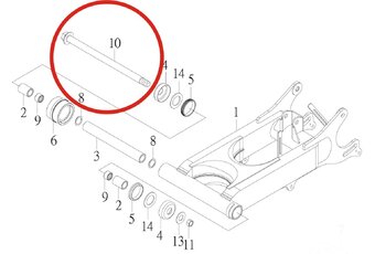 Skrutka do kyvky 94610-15280-B