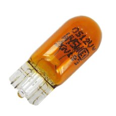 Žiarovka 12V 5W W2,1x9,5d W5W celosklenená-oranžová