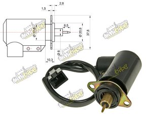 Elektrický sytič Naraku pre karburátory Mikuni, CPI, Keeway