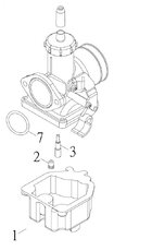 Karburátor pre štvorkolku SMC Jumbo 301 302 R5