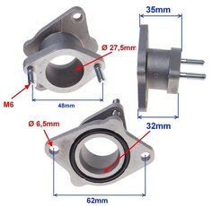 Príruba karburátora PZ27