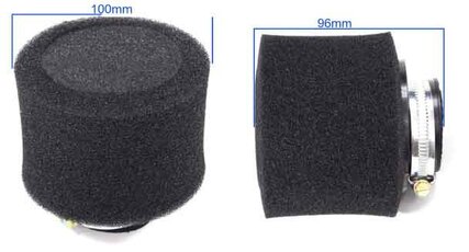 Vzduchový filter 38mm priamy