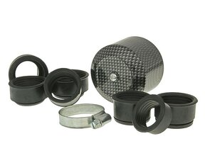 Vzduchový filter Powerfilter [alu cap 28-44mm] karbón